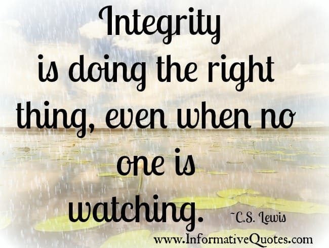 Do the Right Thing